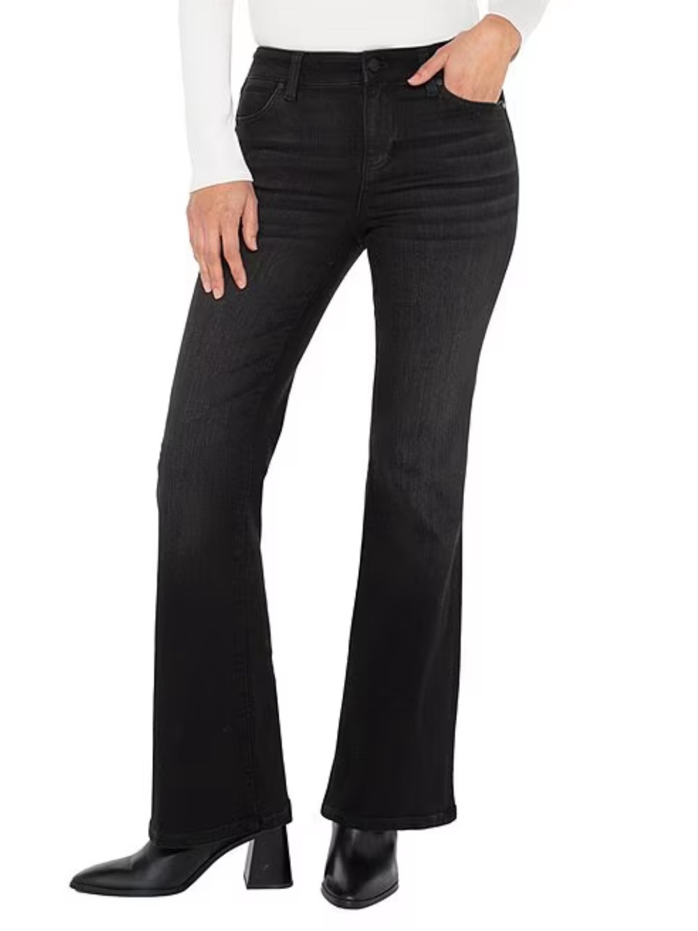 NWT Liverpool Women’s Size 16/33 Onyx Hannah‎ Flare Pants